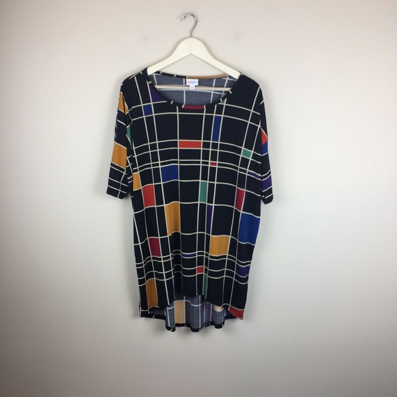 LuLaRoe Tops - Lularoe Size Medium Multi-Color Geometric Irma M